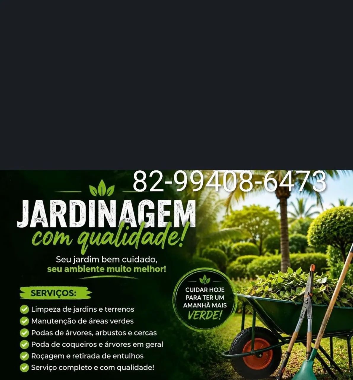 Trabalhamos com serviços gerais .