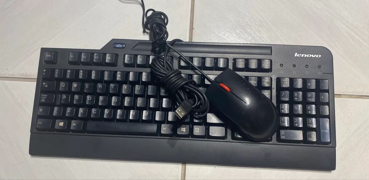 Teclado e mouse Lenovo 