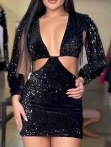 VESTIDO DE PAETÊ NOVO - Foto 4
