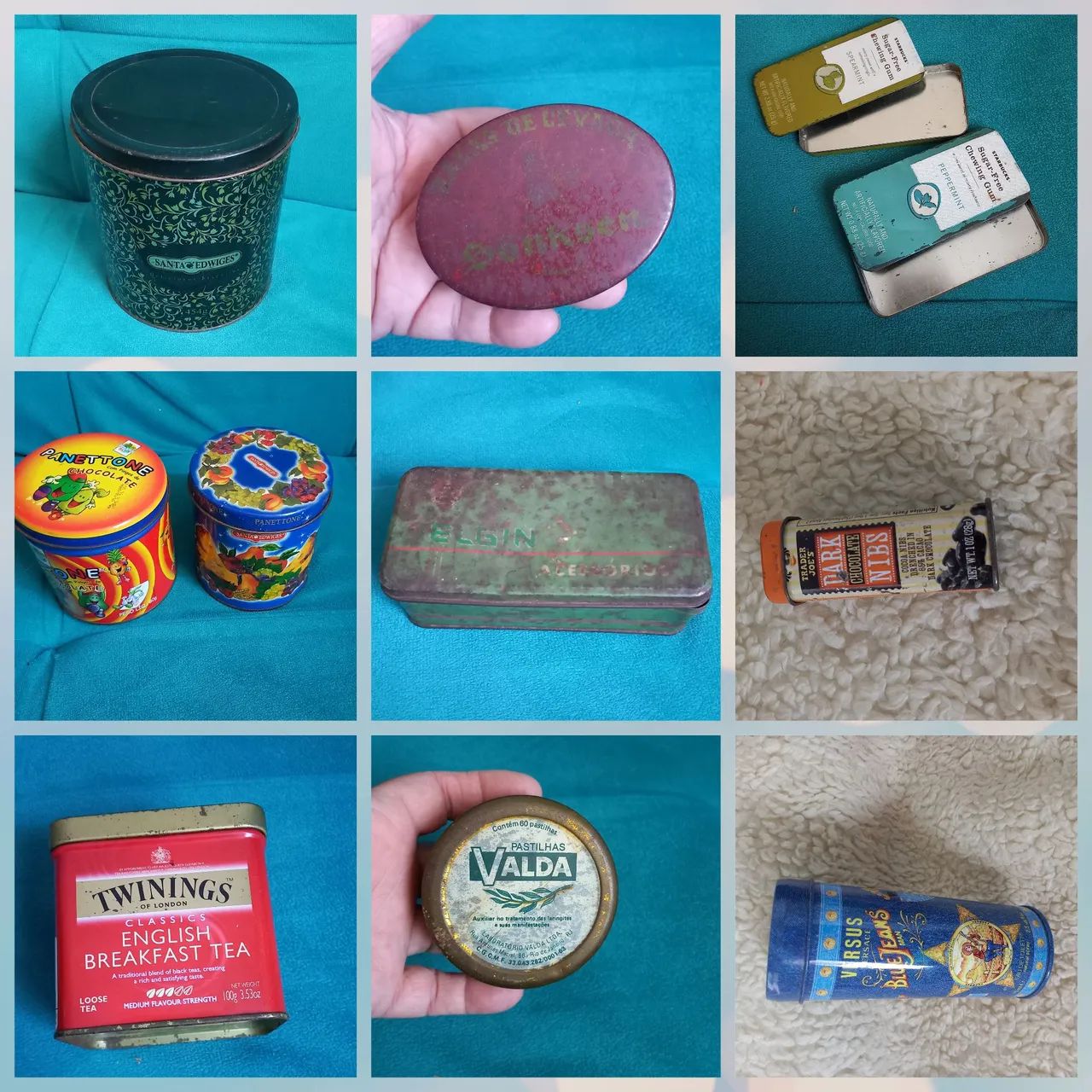 Lotes de LATAS Vintage  ( 11 latas)