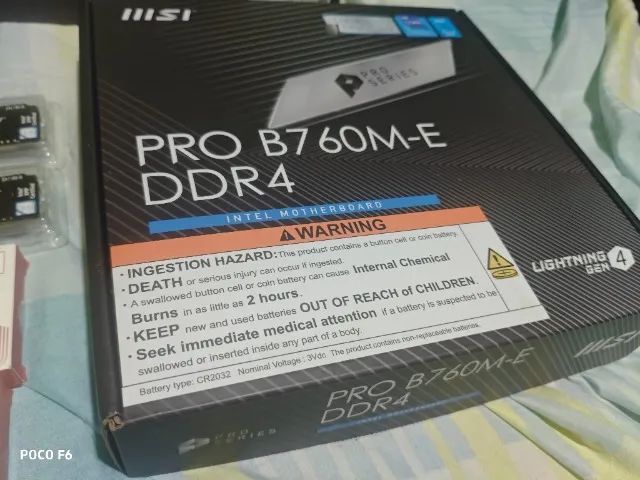 Placa Mae MSI Pro B760m E DDR4 LGA1700 - Foto 3