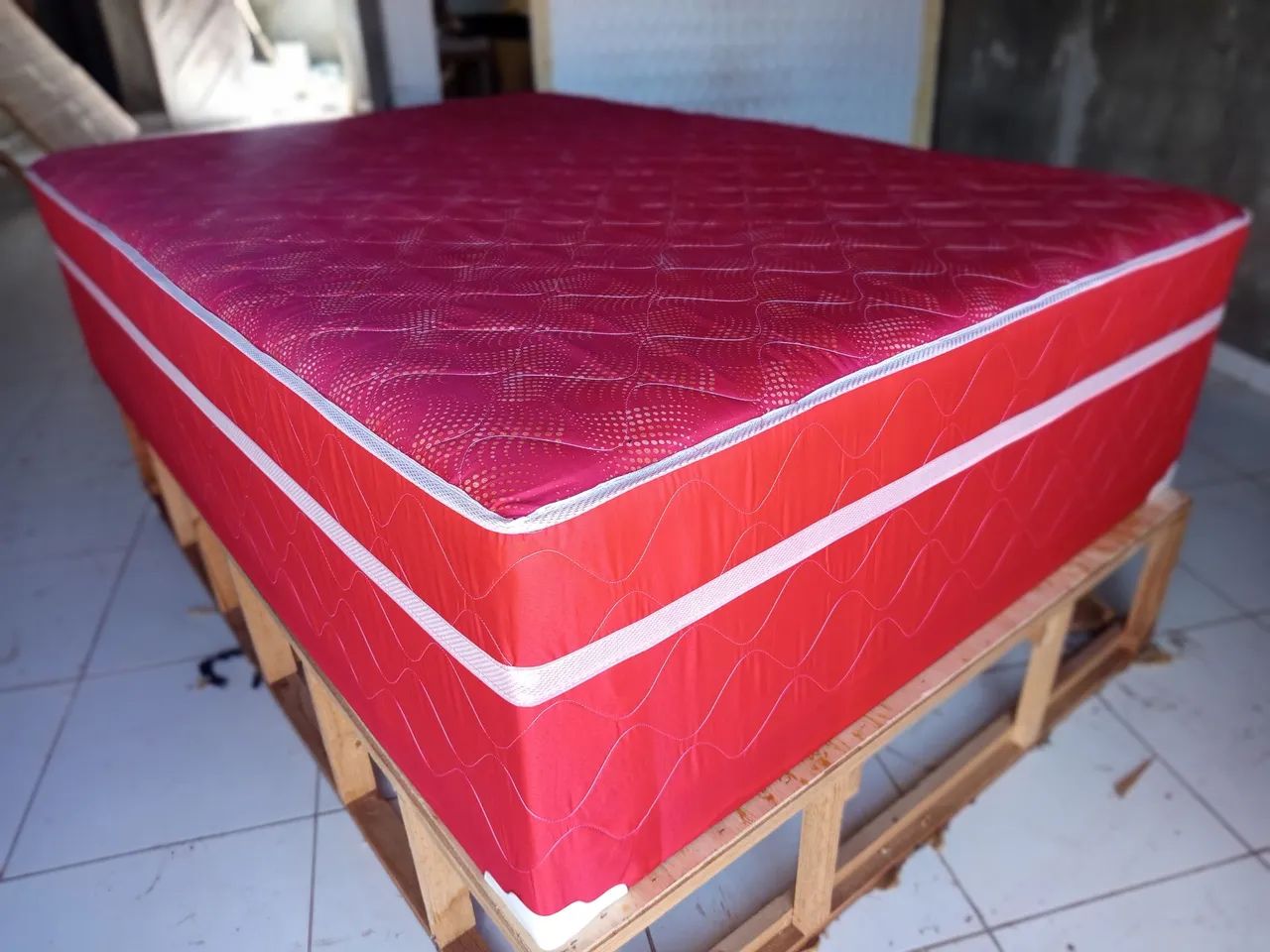 Cama box molas ensacadas casal - Foto 2