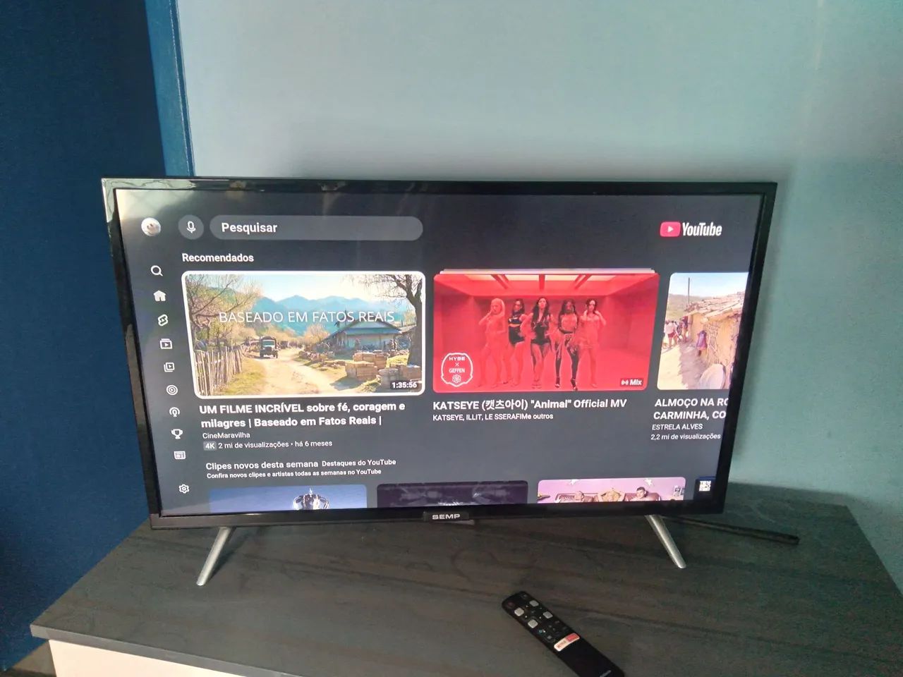 Tv 32 polegadas smart semp ac troca por bike - Foto 4