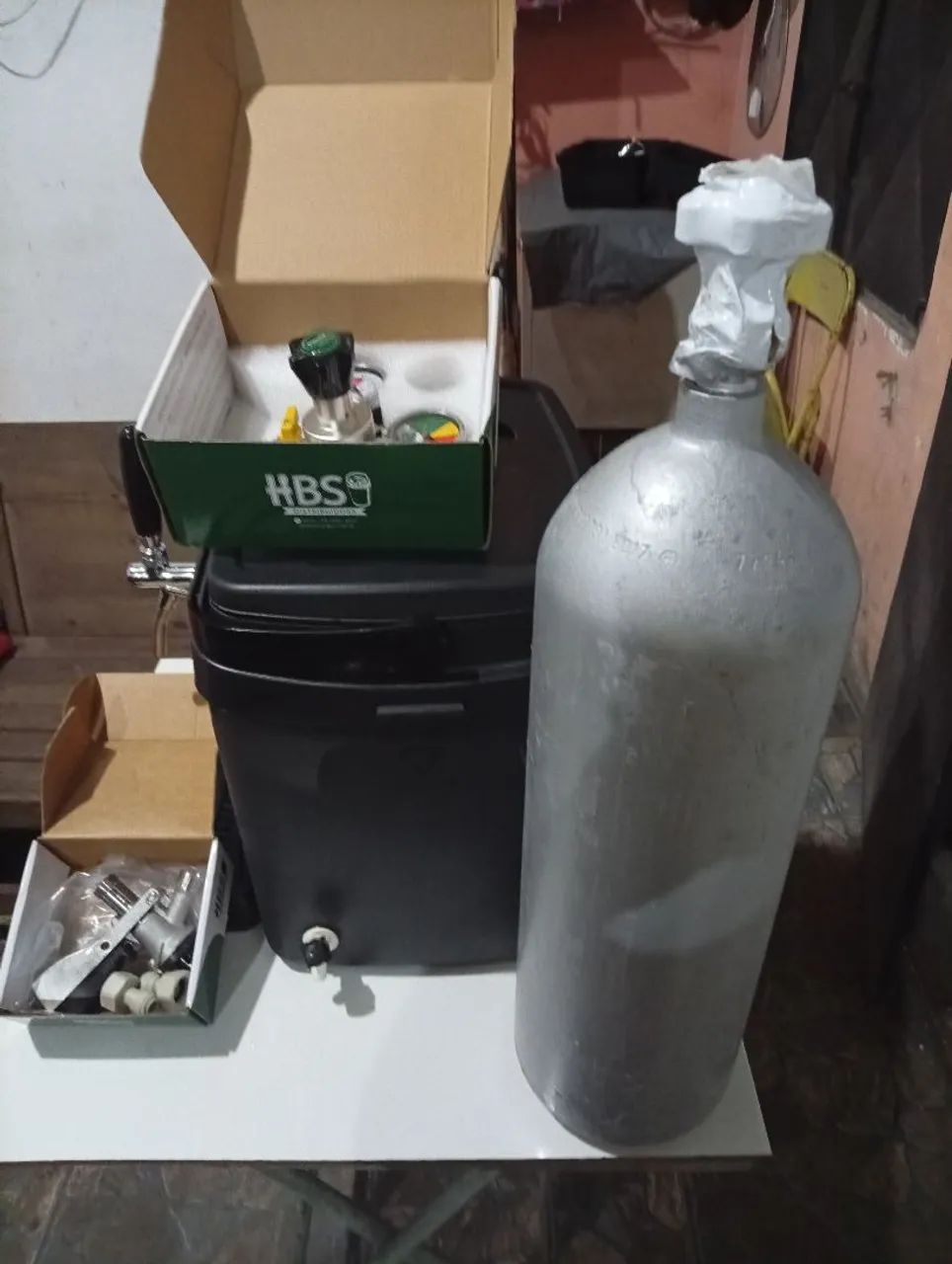 Vendo chopeira a gelo 2 bicas, completa, nova - Foto 5