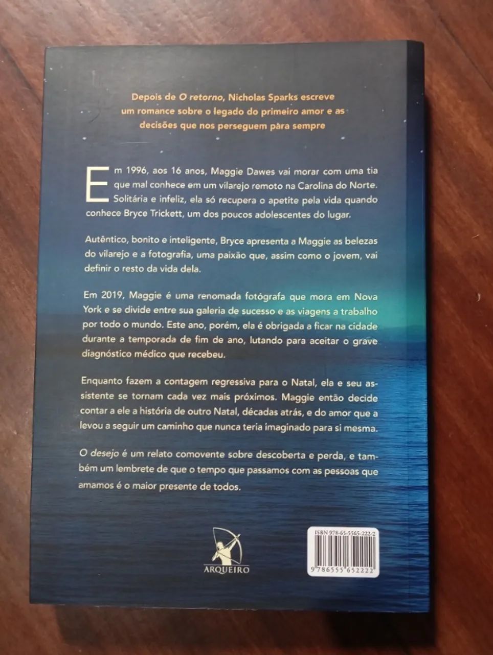 Livro O Desejo - Nicholas Sparks - Foto 2