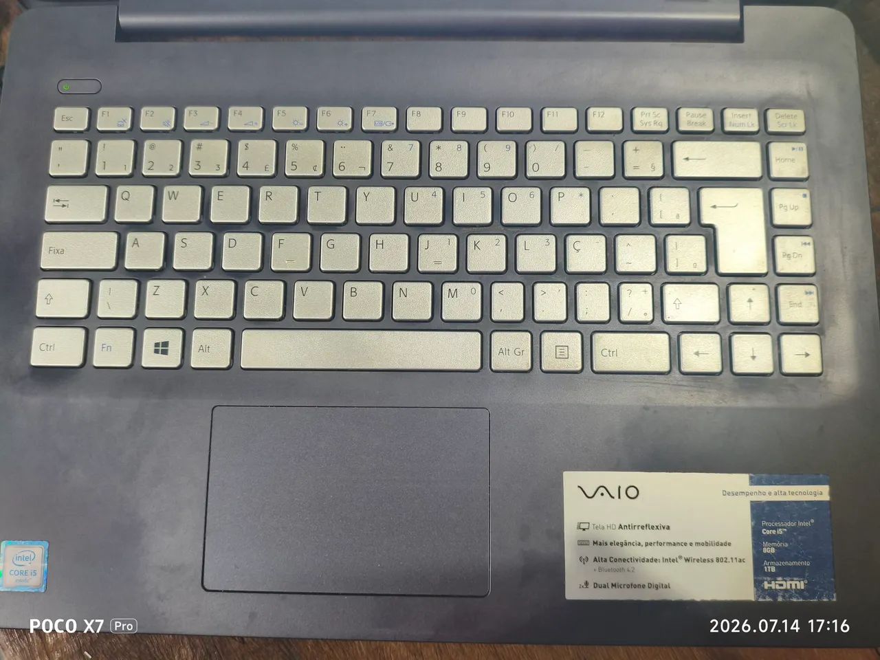 Vendo NOTEBOOK WAIO