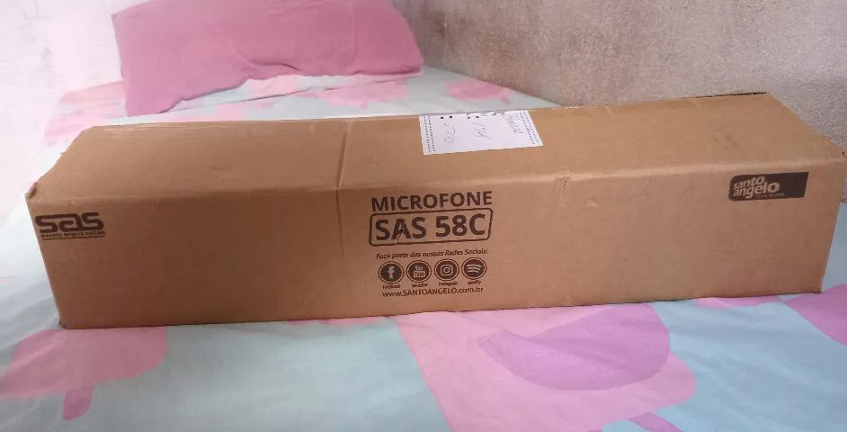 Lote de 9 Microfones Santo Ângelo SAS58c - Foto 2
