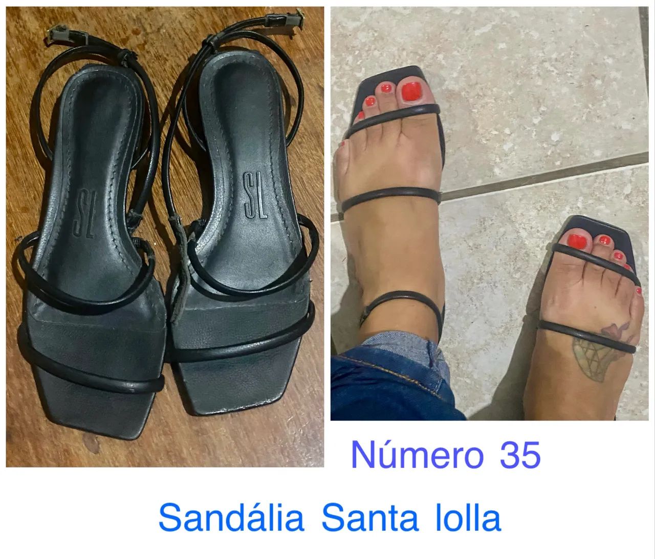 Sandália Santa Lolla número 35
