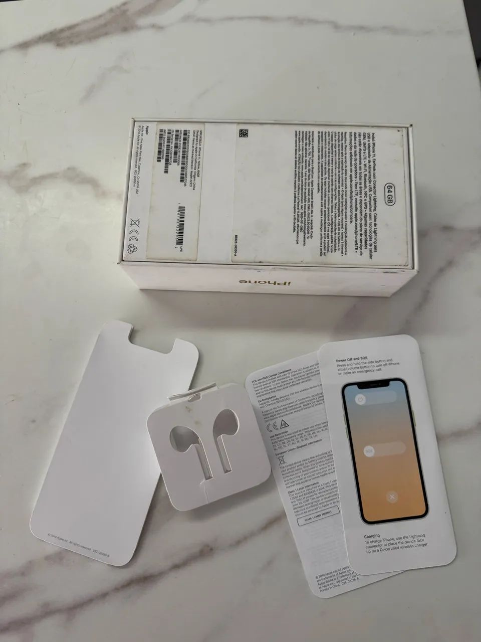CAIXA IPHONE 11 AMARELO - Foto 2