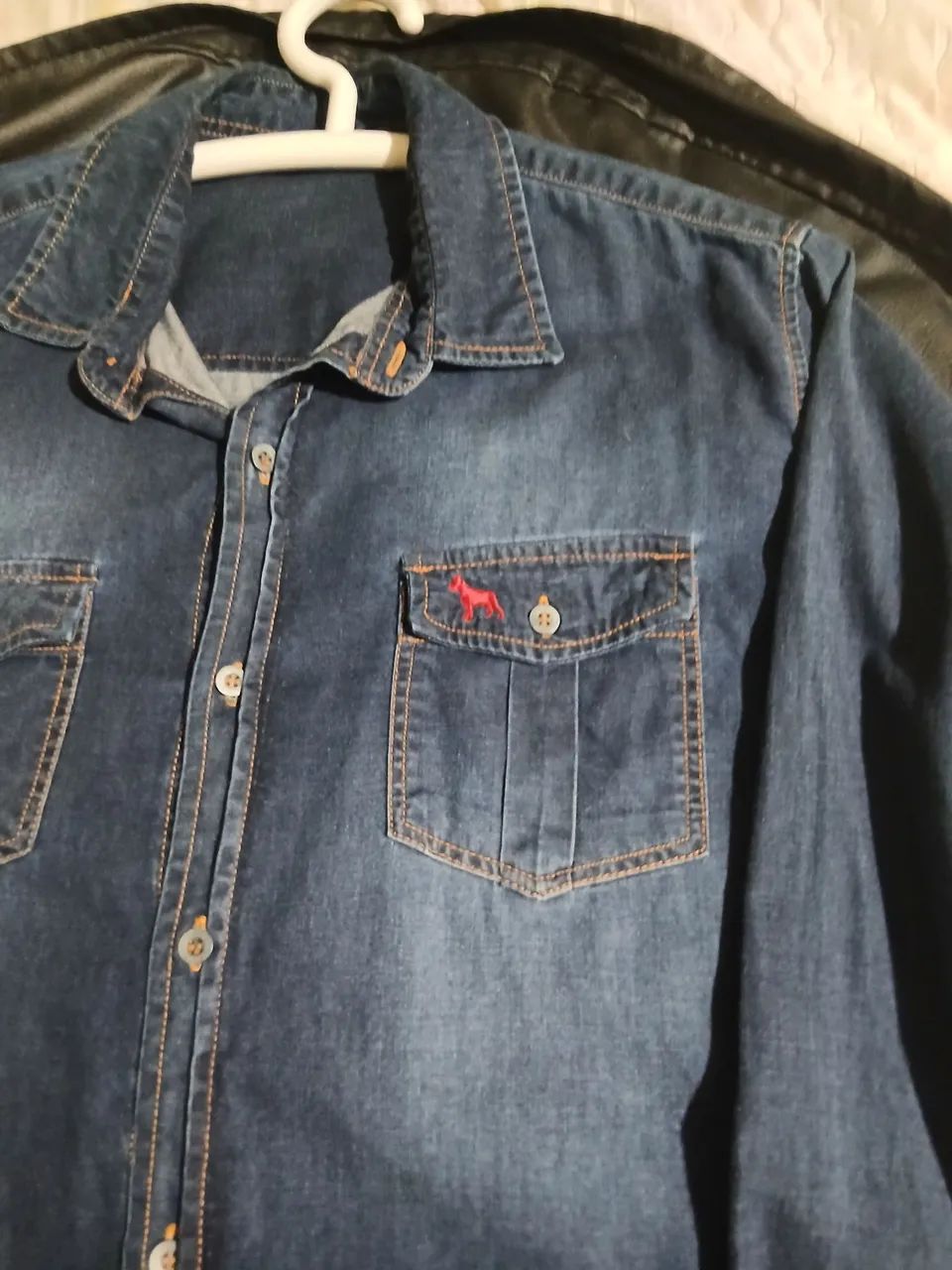 Camisa Jeans Revanche Original Slim - Ótimo Estado - Foto 2