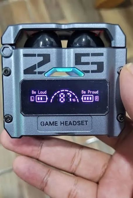 Fone Bluetooth Z5 Tws Gamer Premium Com Case E Display LED - Foto 4