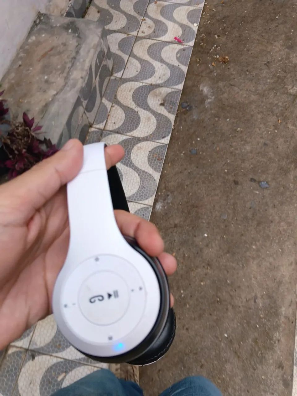 Headset headphone sodado errado do lado esquerdo  - Foto 5