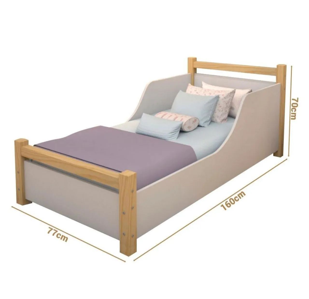 Cama infantil com colchão  - Foto 2