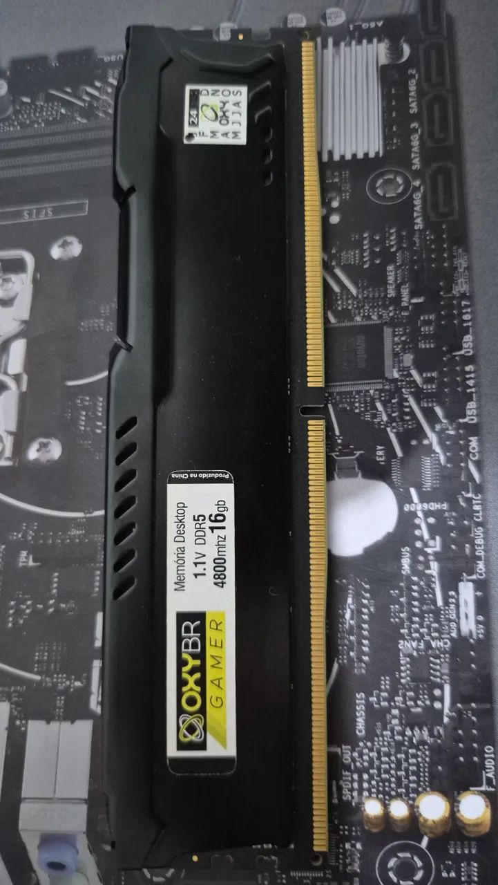 Memória Ram DDR5 16gb 4800-5600 Oxybr