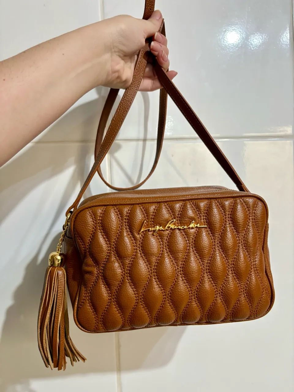 Bolsa luiza barcelos metalassê 