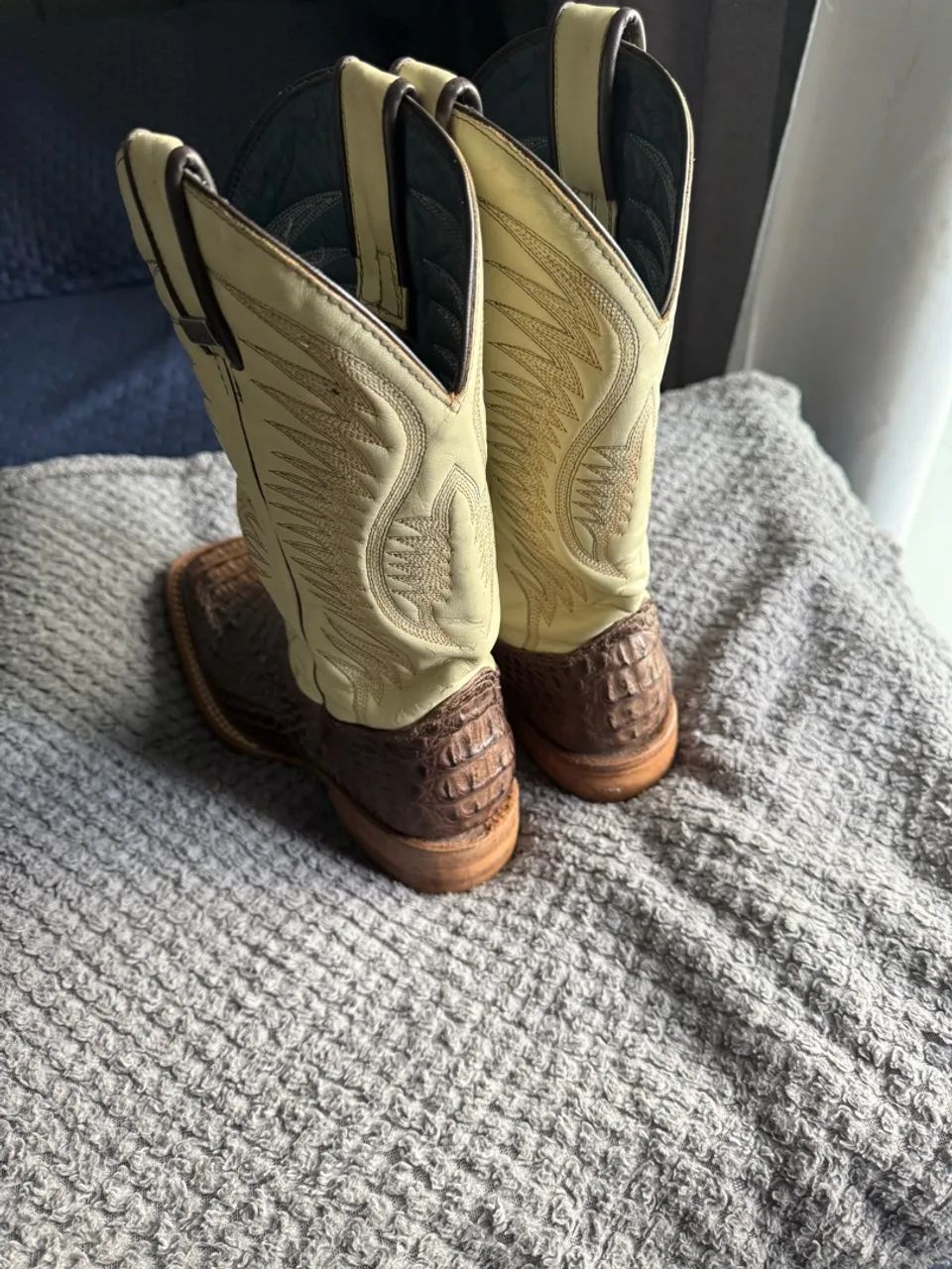 Bota couro jacare - Foto 2