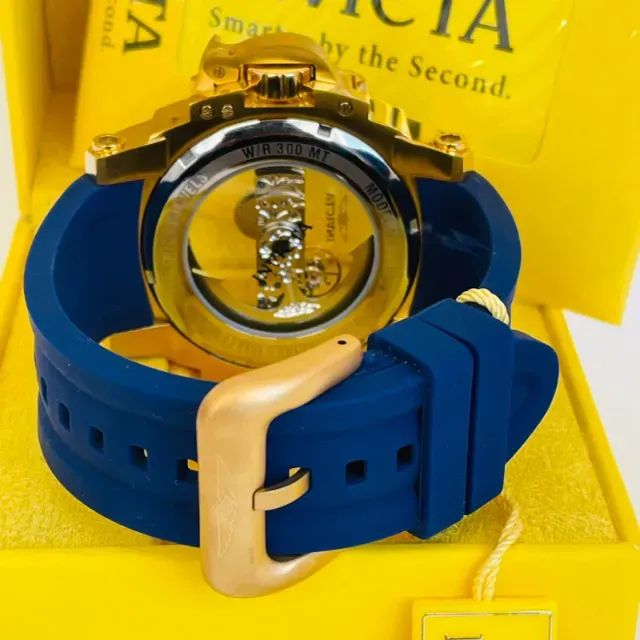 Relógio INVICTA AUTOMÁTICO _ COALITION FORCES AZUL COM DOURADO  - Foto 4