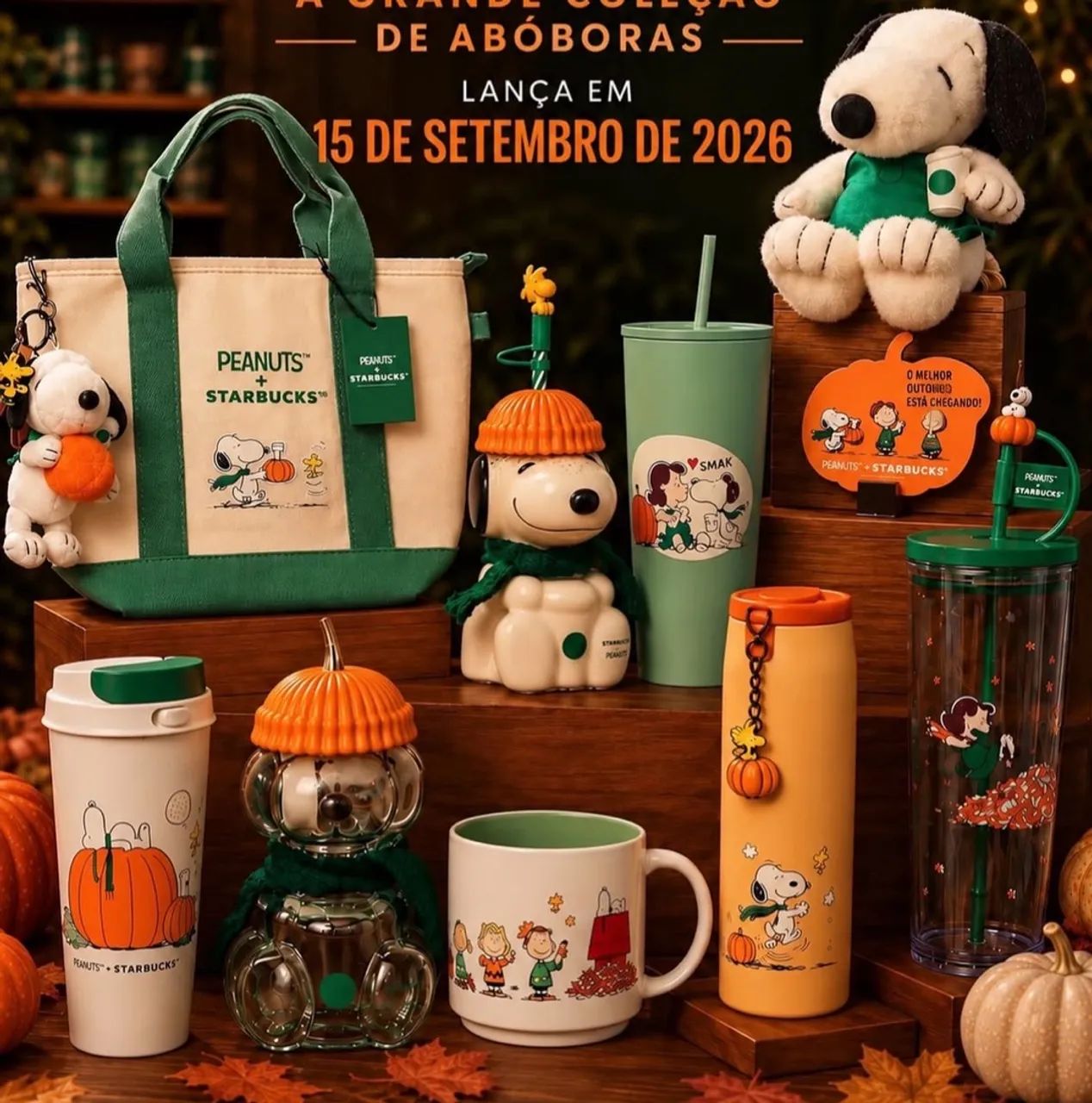 Bolsa snoopy Starbucks peanuts - Foto 3