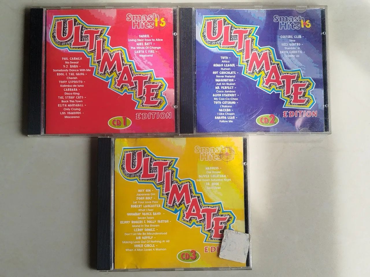 CDs Ultimate Editions - Smash Hits - Coleção c/3
