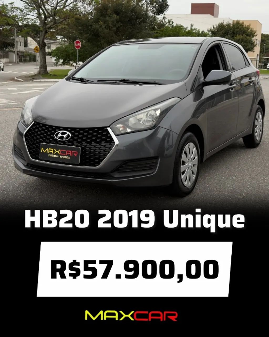 Hyundai HB20 Unique 1.0 Flex 12V Mec. 2019