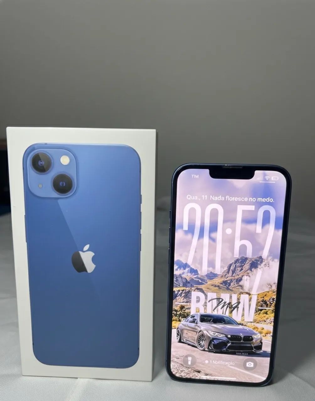IPHONE 13 AZUL - 128GB - COMPLETO COM CAIXA - Celulares e