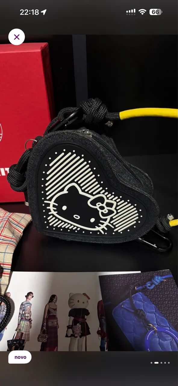 Bolsa Alexandre pavão X Hello kitty APL  - Foto 2