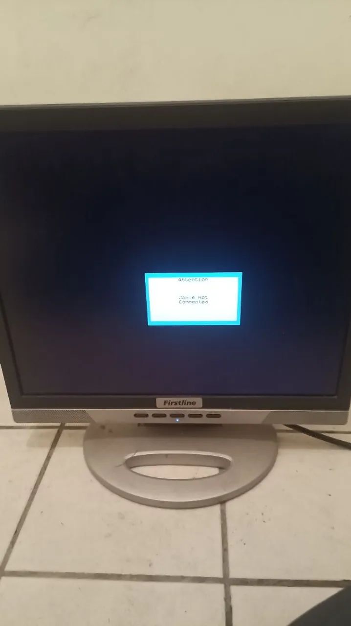 Monitor De vídeo Para computador PC Funcionando! 17 polegadas c/ Entrada VGA