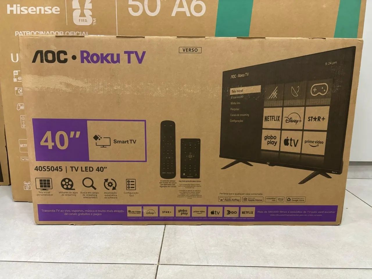 Tv Led 4 k HISENSE 50 Polegadas na caixa  - Foto 2
