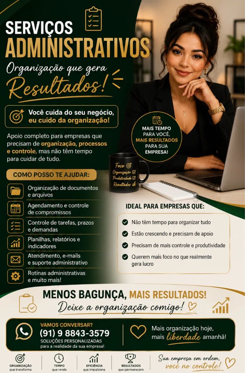 Serviços administrativos 