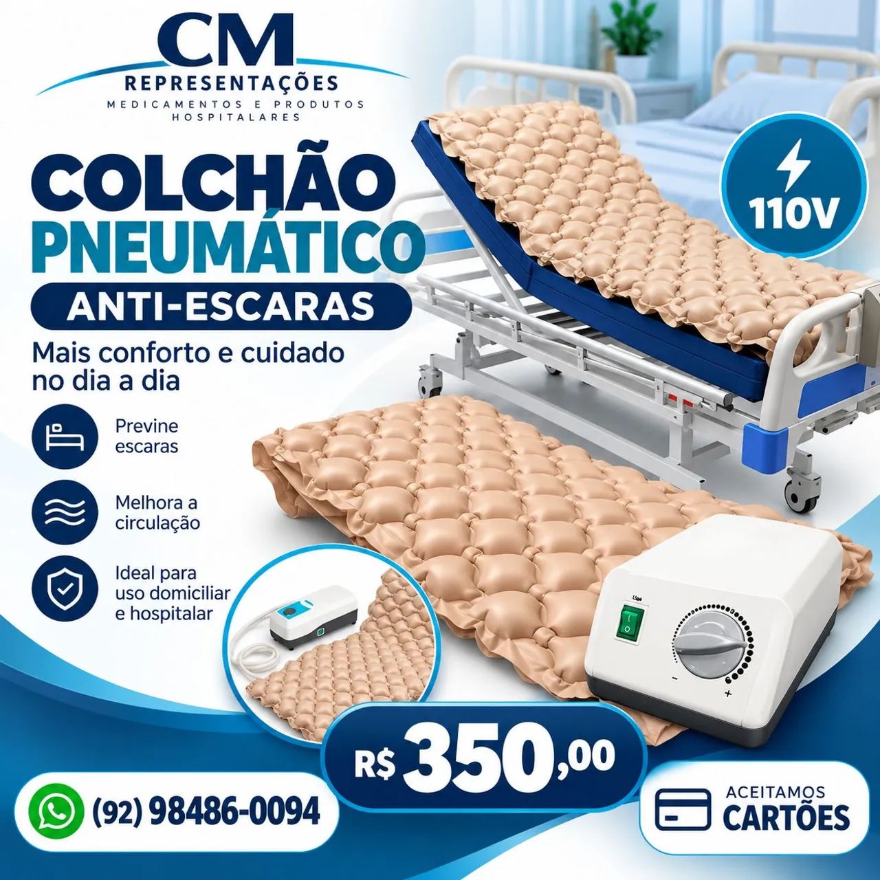 Colchão pneumático Air plus. 