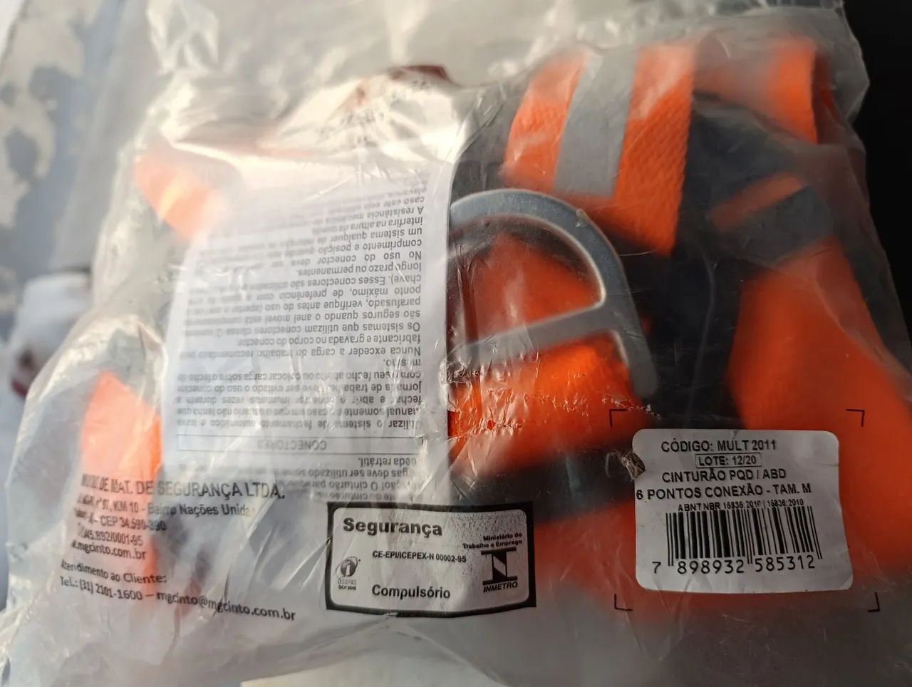 Cinto de segurança com talabarte  - Foto 3
