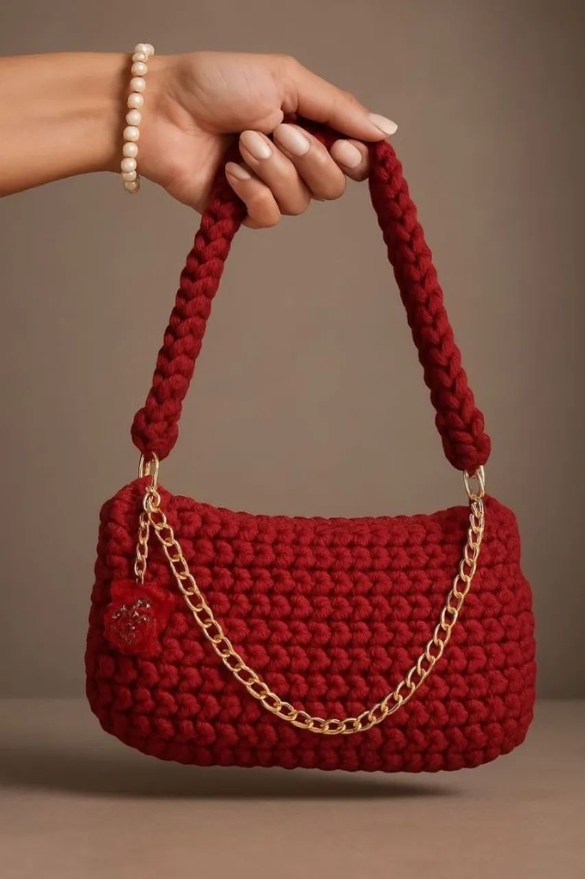 Bolsas de crochê  - Foto 3
