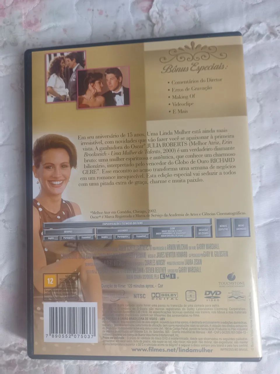 DVD ORIGINAL UMA LINDA MULHER - Foto 3
