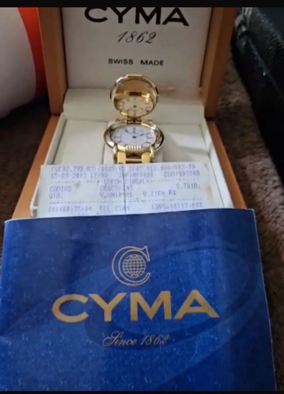Relógio CYMA 100 por cento original R$8500 - Foto 2