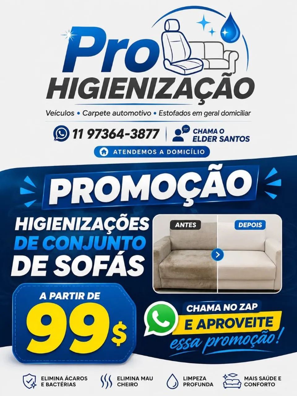 Higenizaçao em geral sp envelope  de geladeira  - Foto 3