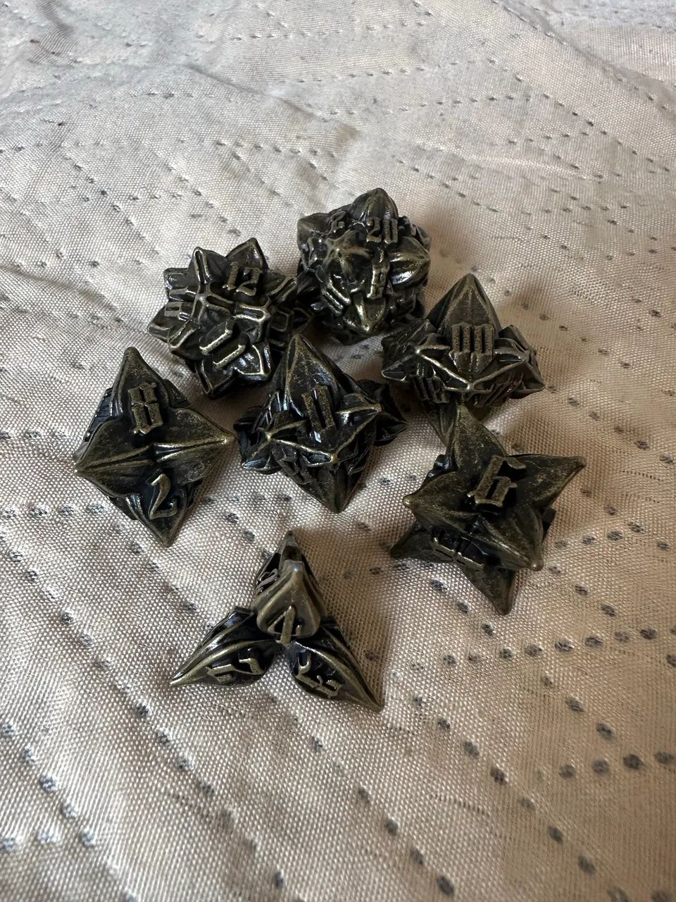 Conjunto de dados RPG de metal