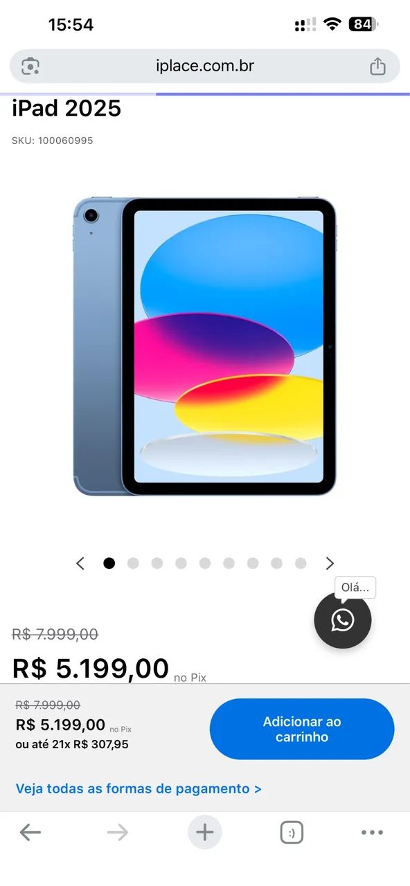 iPad lacrado
