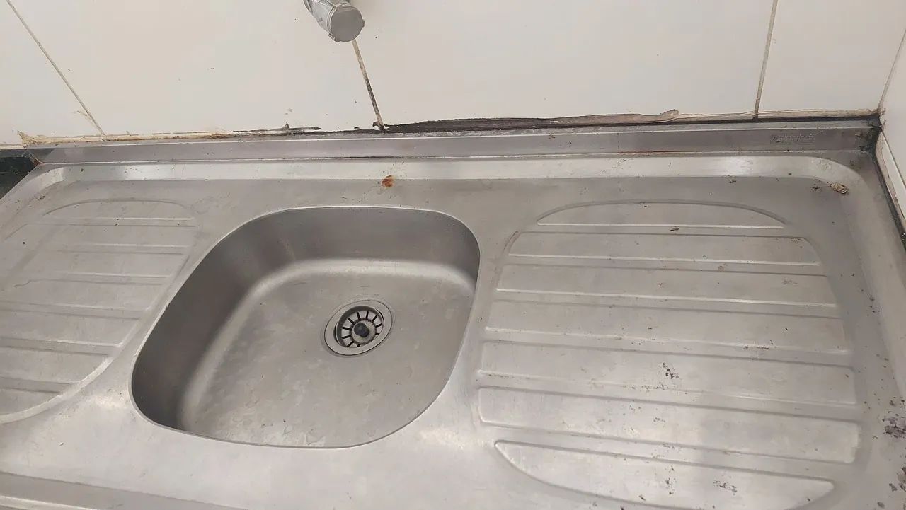 Balcão inox e armário 