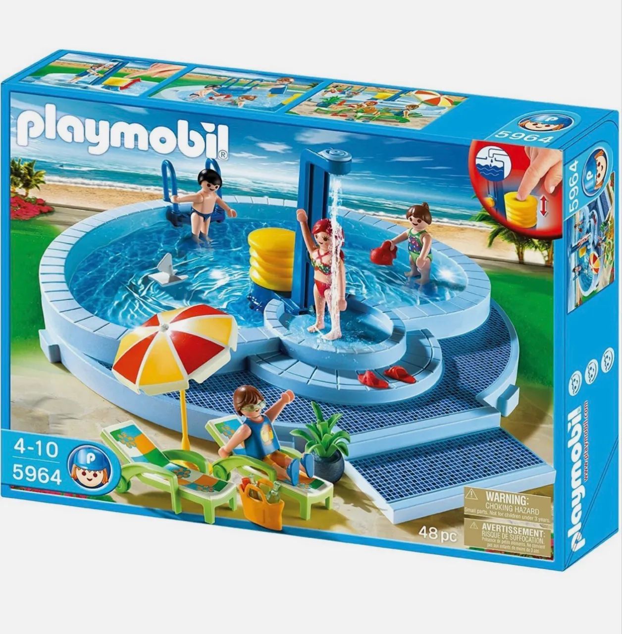 Playmobil Piscina - ref 5964 usado - Foto 2