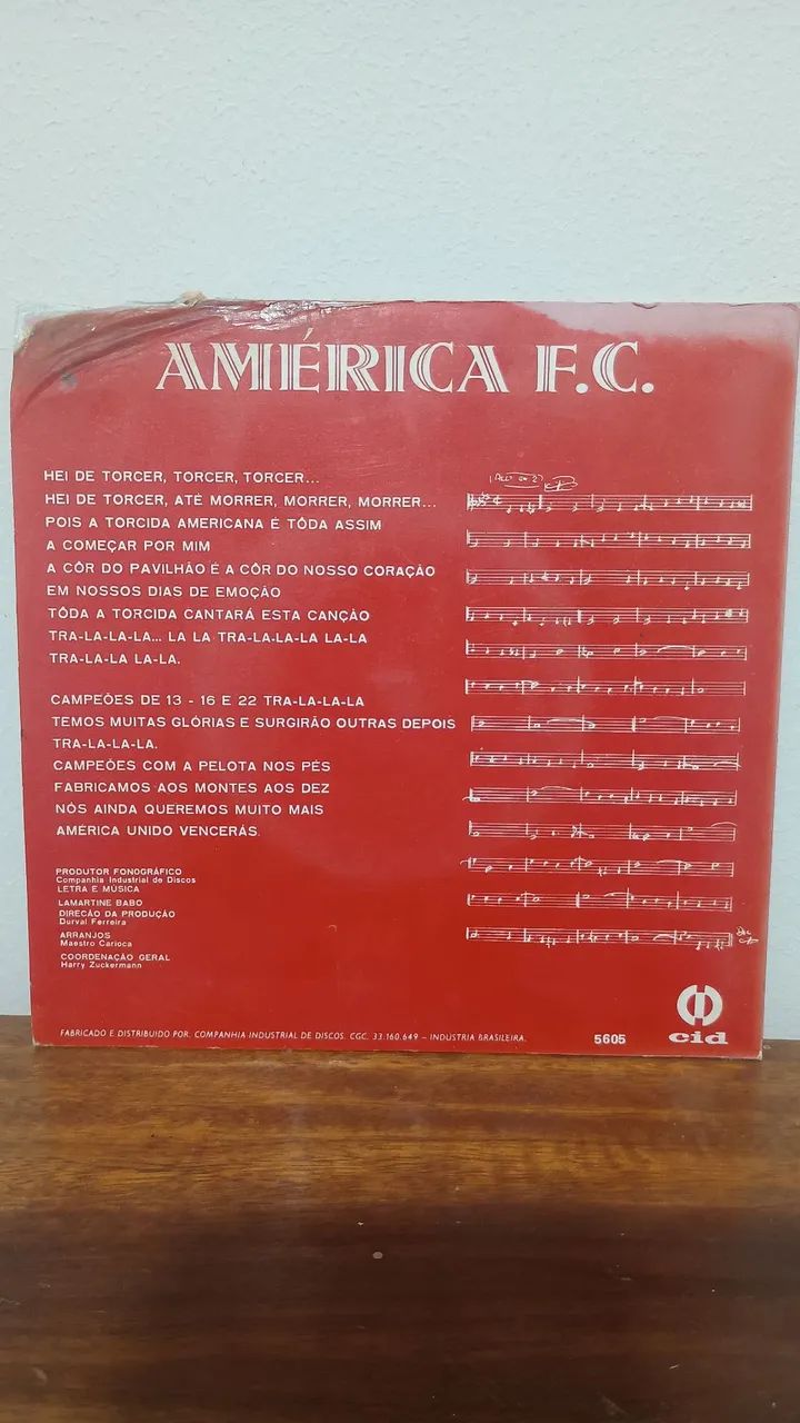 Vinil compacto América Futebol Clube - Foto 2