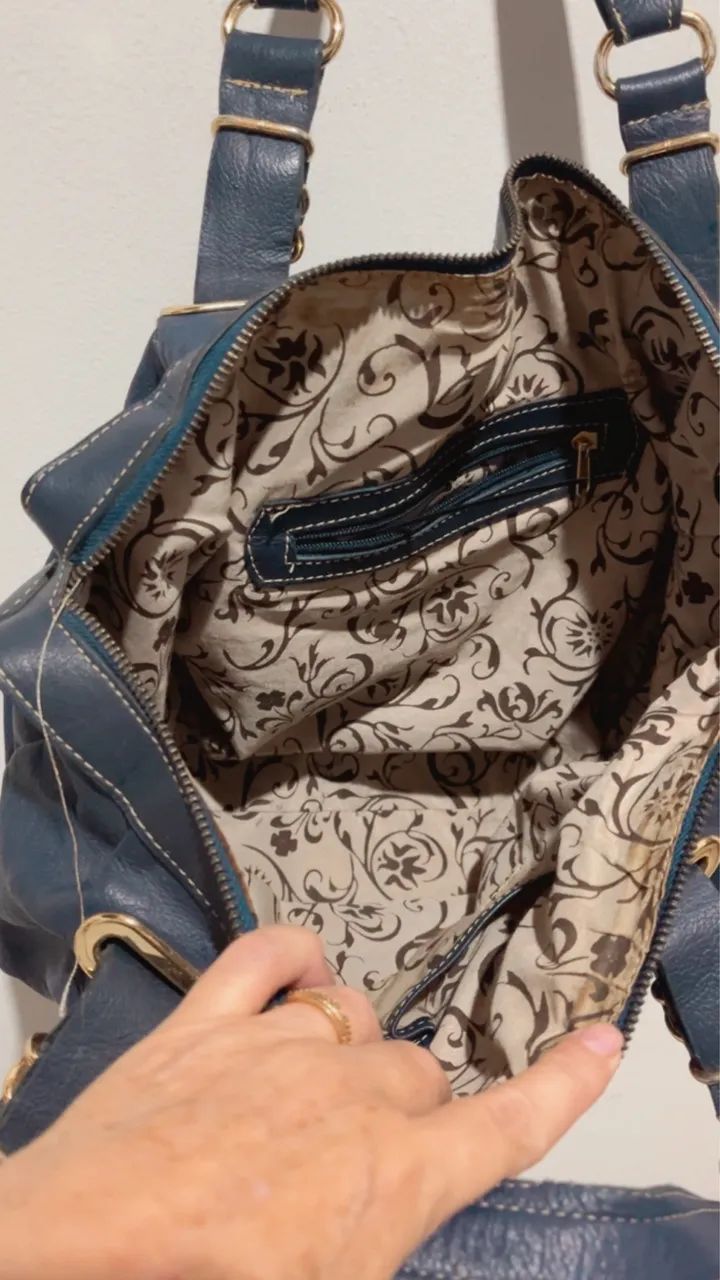 Desapego Bolsa COURO LEGÍTIMO  - Foto 5