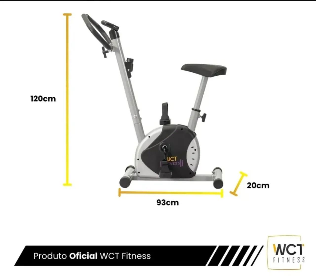 Bicicleta Ergométrica WCT Fitness - Foto 2