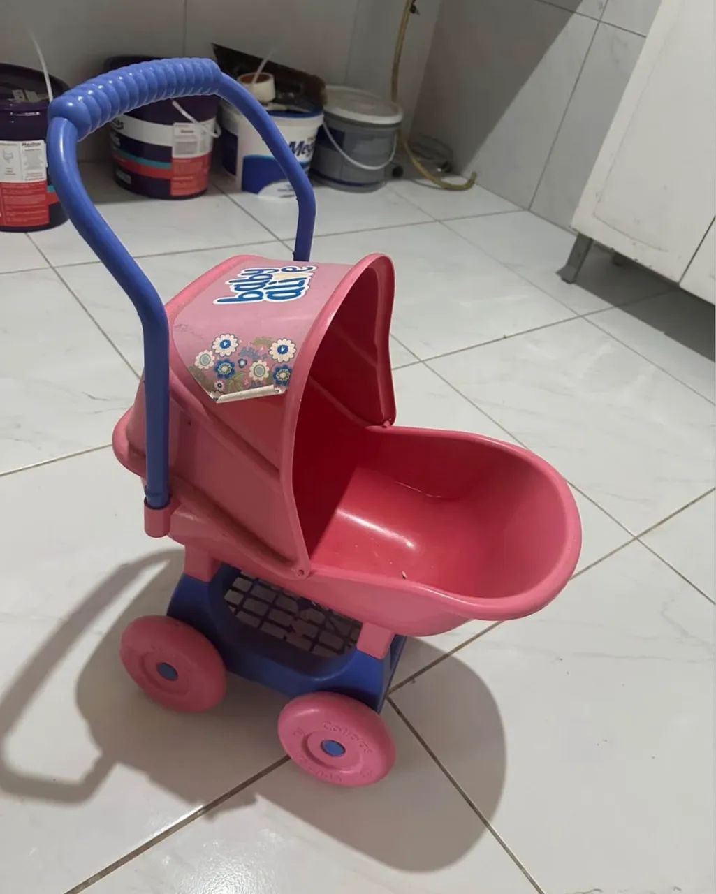 Carrinho de boneca baby alive