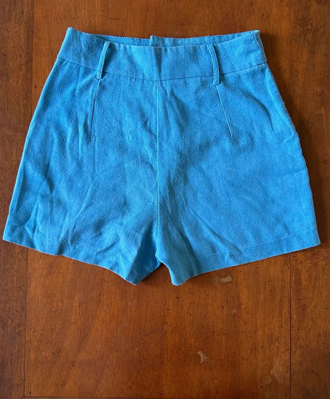 Saia de linho azul  - Foto 2