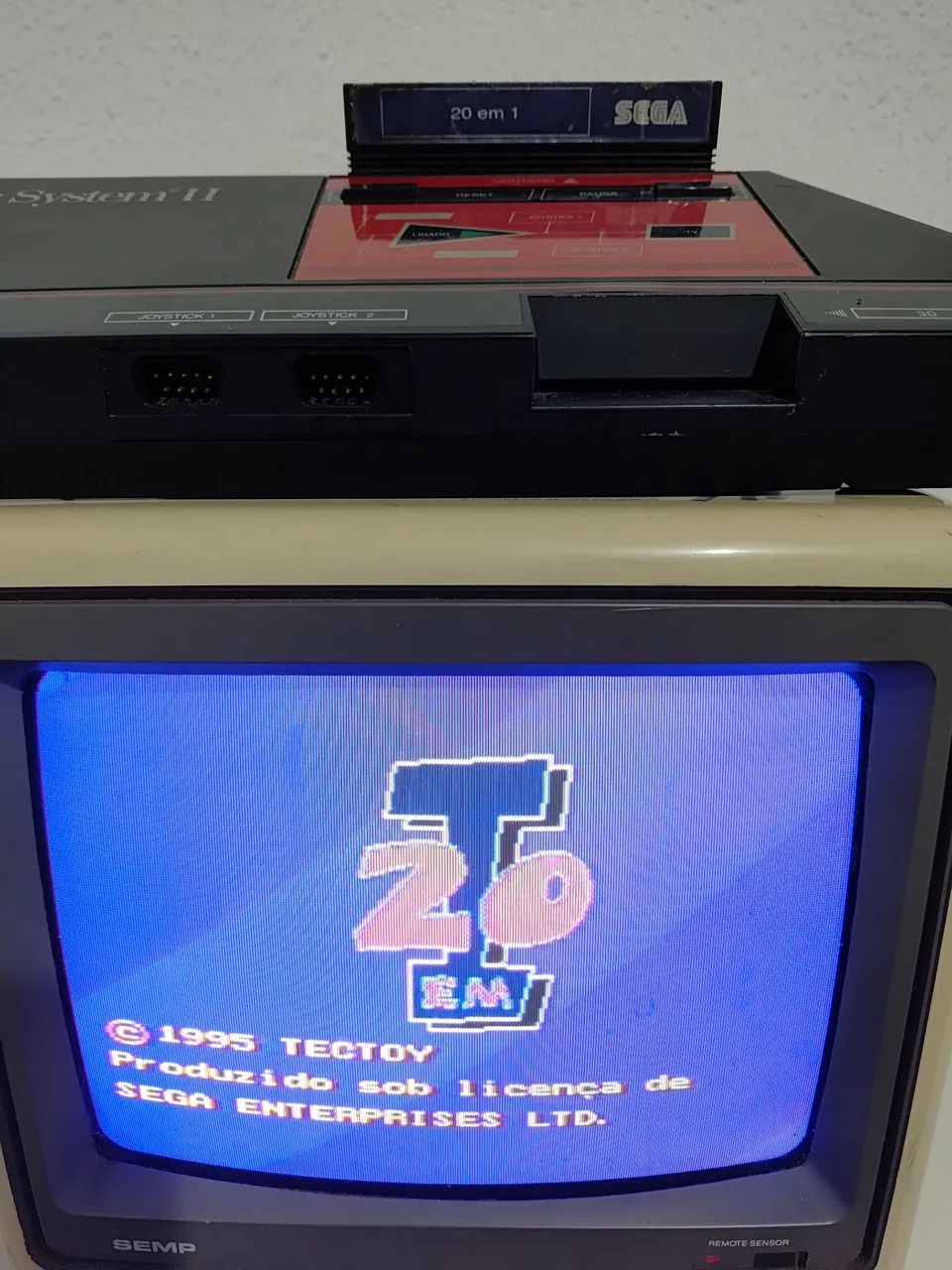 Jogo Master System 20 em 1 Original TecToy - Funcionando - Clássico Raro - Foto 3