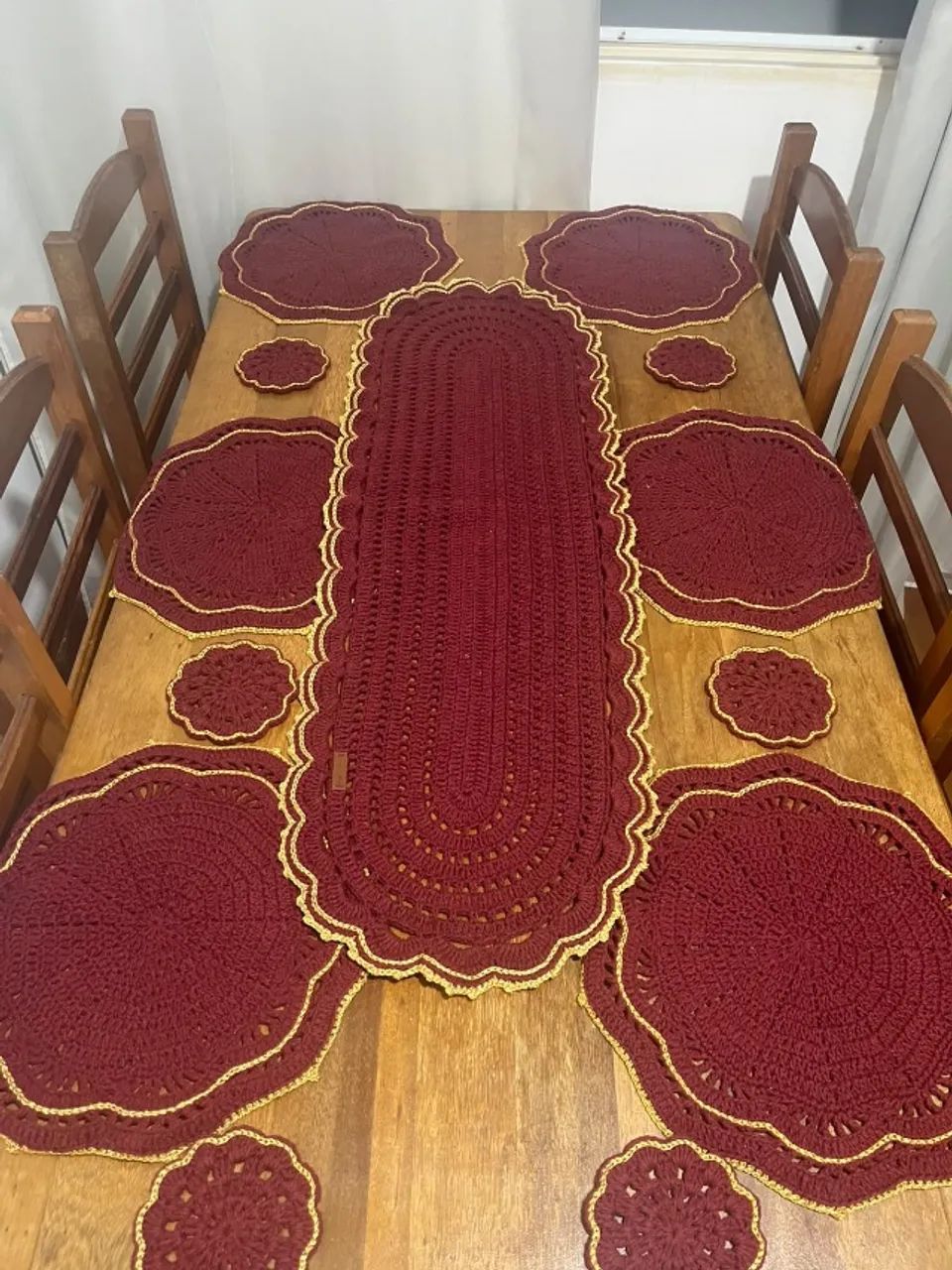 Kit jantar (crochê)