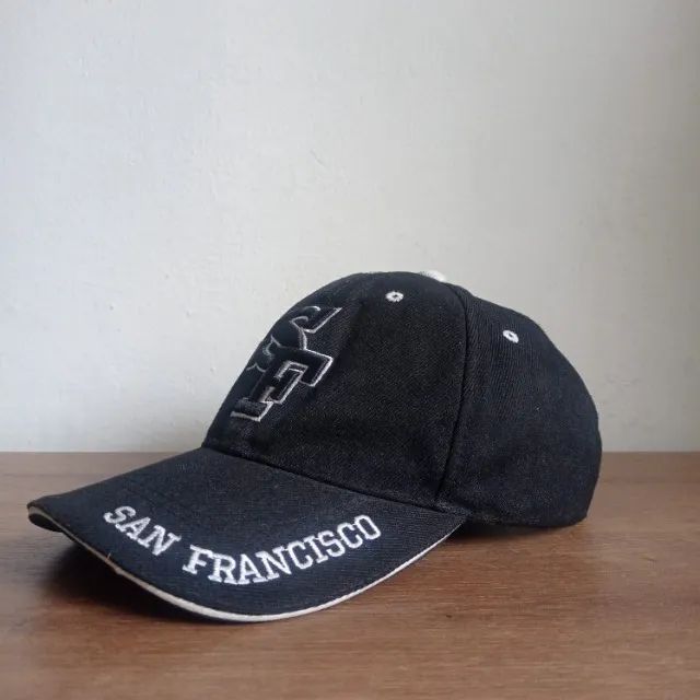 Boné San Francisco - Aba Curva - Mlb - Cor Preto - ORIGINAL