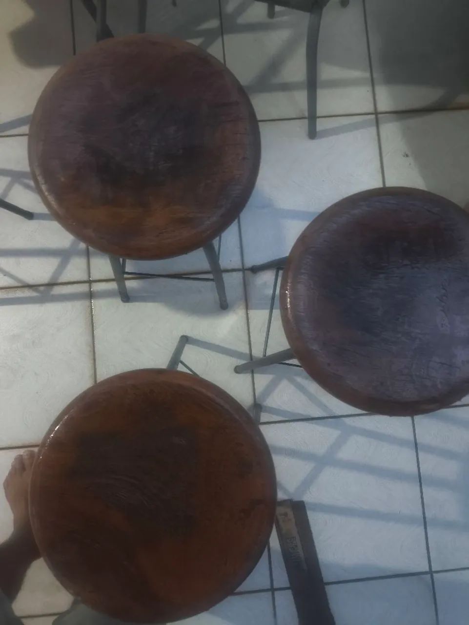 Conjunto 4 tamboretes para área externa . - Foto 3