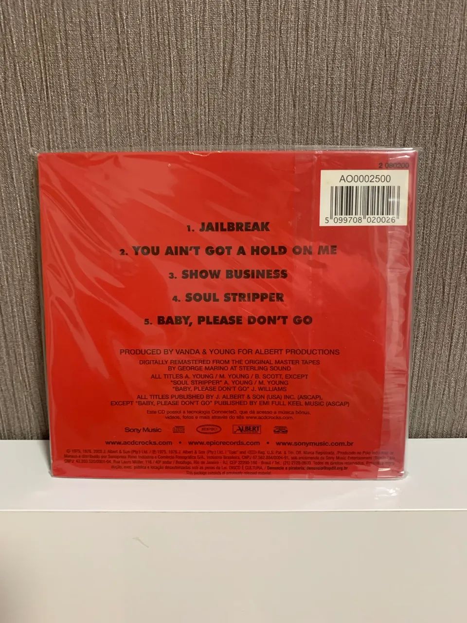 CD AC/DC - Jailbreak  (Digipack ) - Foto 2