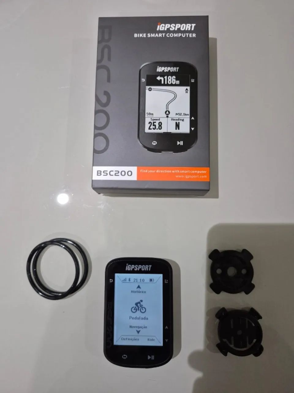 IGPSPORT BSC200 bike smart computer + suporte - Acessórios de
